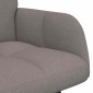 vidaXL Καναπές 2 ατόμων Taupe 115 x 61 x 87 εκ. Ύφασμα