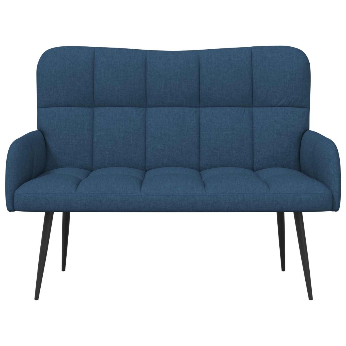 vidaXL Καναπές 2 ατόμων Μπλε 115 x 61 x 87 εκ. Ύφασμα