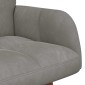 vidaXL Καναπές 2 ατόμων Ανοιχτό γκρι 115 x 61 x 87 εκ. Βελούδο