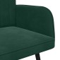 vidaXL Καναπές 2 ατόμων Σκούρο Πράσινο 115 x 61 x 87 εκ. Βελούδο