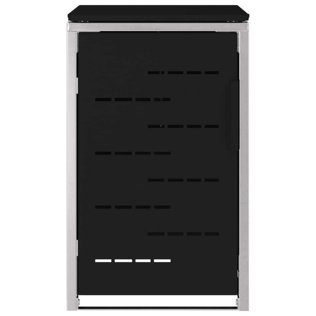 vidaXL Αποθήκευση Κάδου Γυρίσματος for 1 Bin 240L Μαύρο