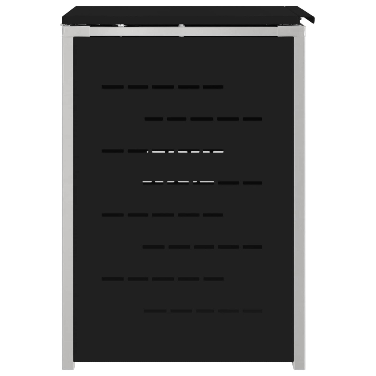 vidaXL Αποθήκευση Κάδου Γυρίσματος for 1 Bin 240L Μαύρο