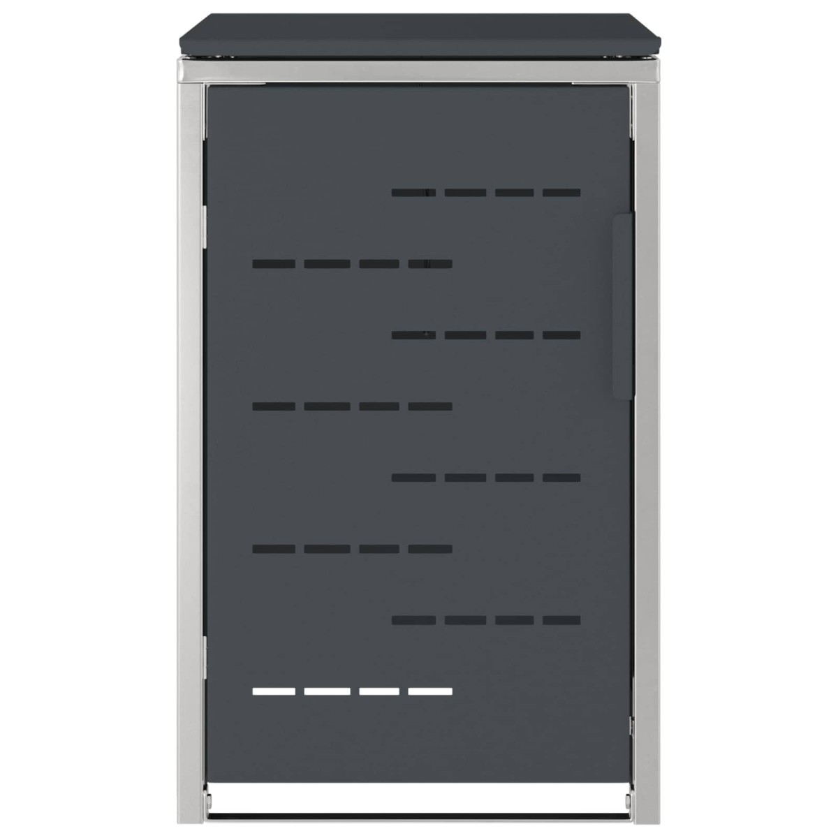 vidaXL Αποθήκευση Κάδου Γυρίσματος for 1 Bin 240L Ανθρακί