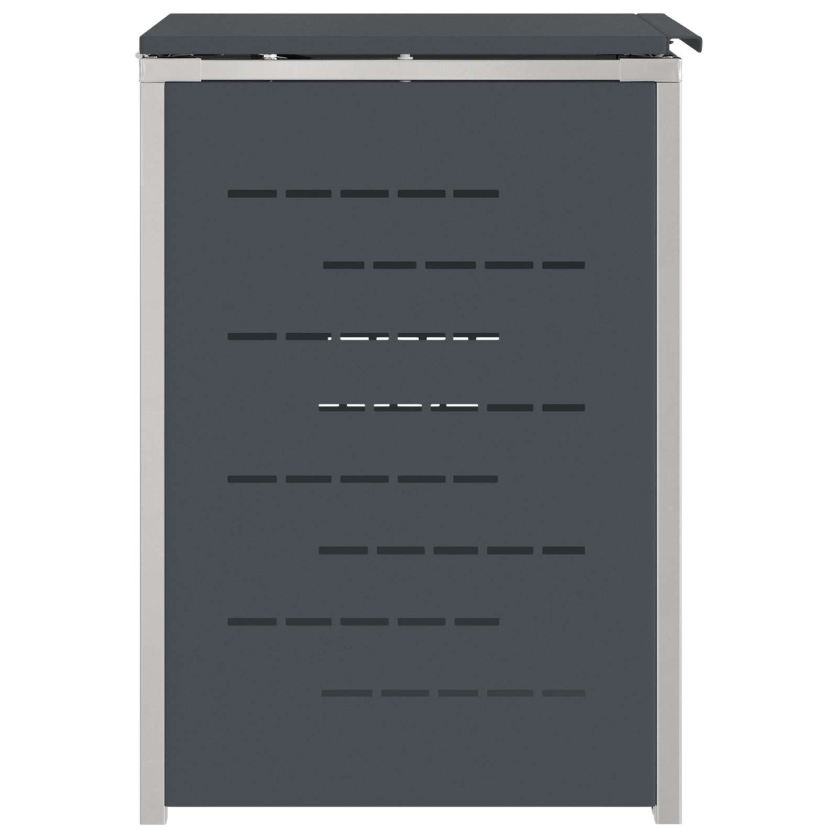 vidaXL Αποθήκευση Κάδου Γυρίσματος for 1 Bin 240L Ανθρακί