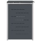 vidaXL Αποθήκευση Κάδου Γυρίσματος for 1 Bin 240L Ανθρακί