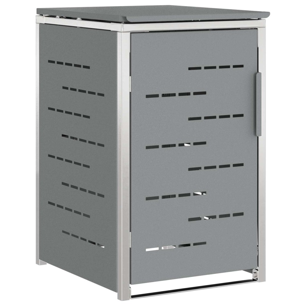 vidaXL Αποθήκευση Κάδου Γυρίσματος Γκρι 77,5 x 69 x 112,5 εκ.
