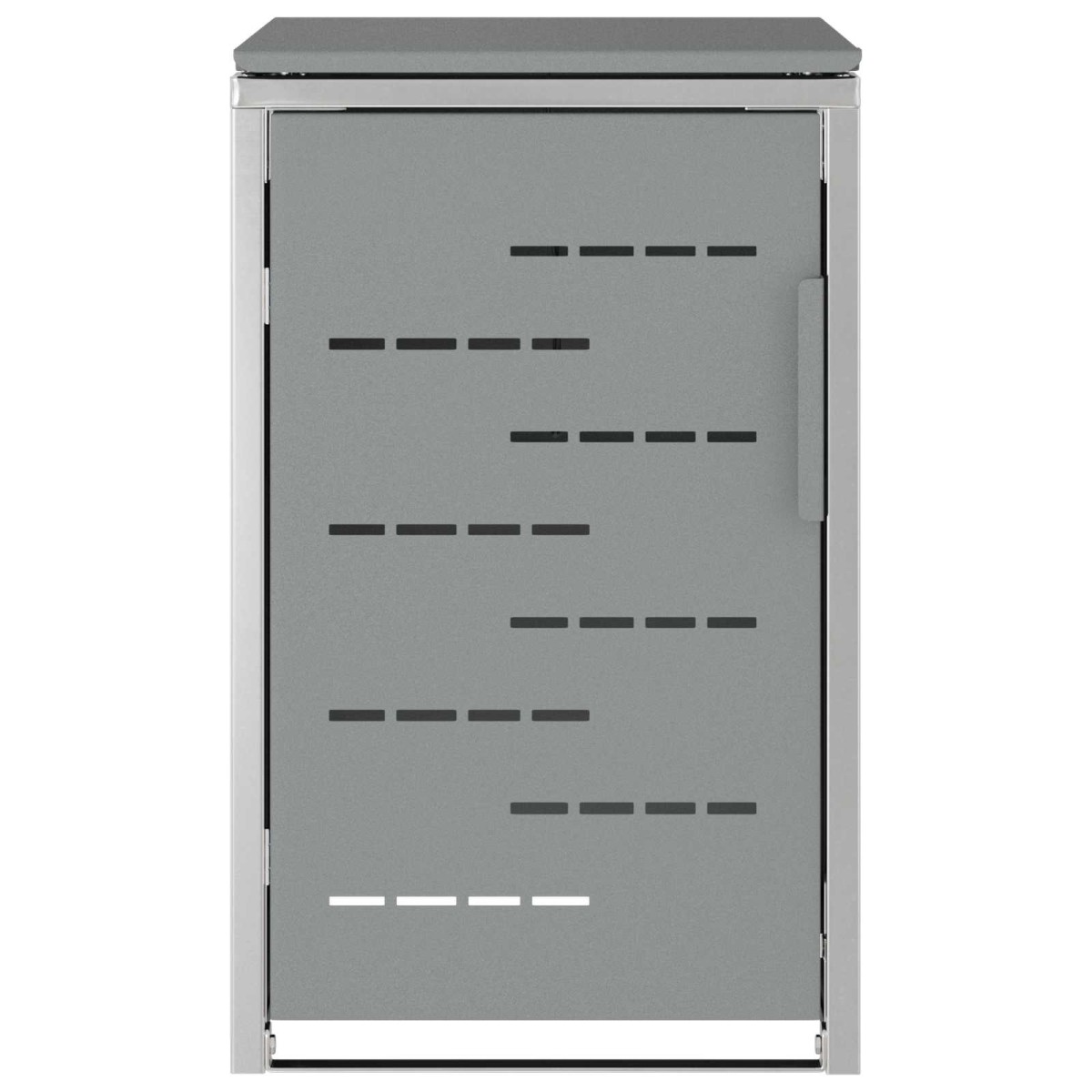 vidaXL Αποθήκευση Κάδου Γυρίσματος for 1 Bin 240L Γκρι