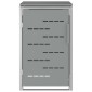 vidaXL Αποθήκευση Κάδου Γυρίσματος for 1 Bin 240L Γκρι