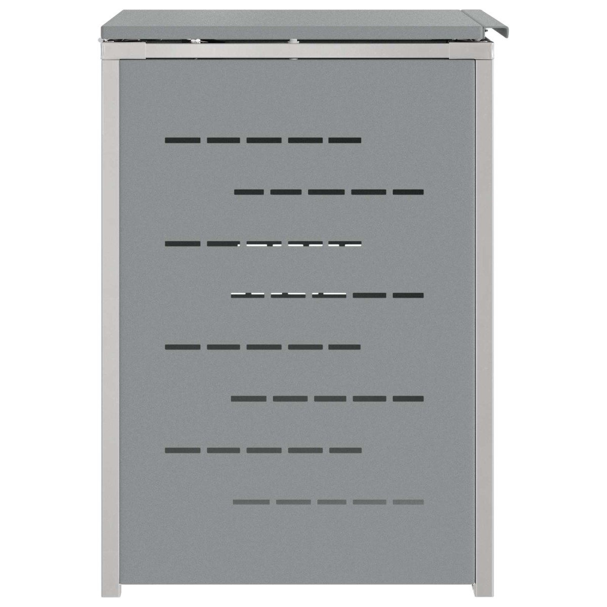 vidaXL Αποθήκευση Κάδου Γυρίσματος for 1 Bin 240L Γκρι