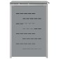 vidaXL Αποθήκευση Κάδου Γυρίσματος for 1 Bin 240L Γκρι