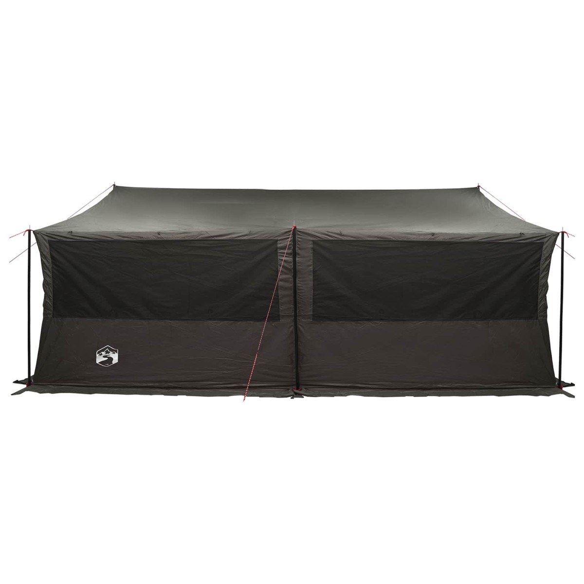 vidaXL Οικογενειακή Σκηνή με στέγη Καφέ γκρι 600 x 400 x 268 εκ.