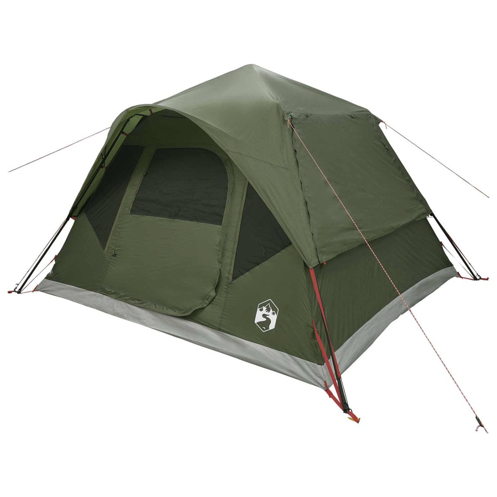 vidaXL Αυτόματη Τέντα Λαδί 305 x 275 x 190 εκ Πολυεστέρας και Χάλυβας