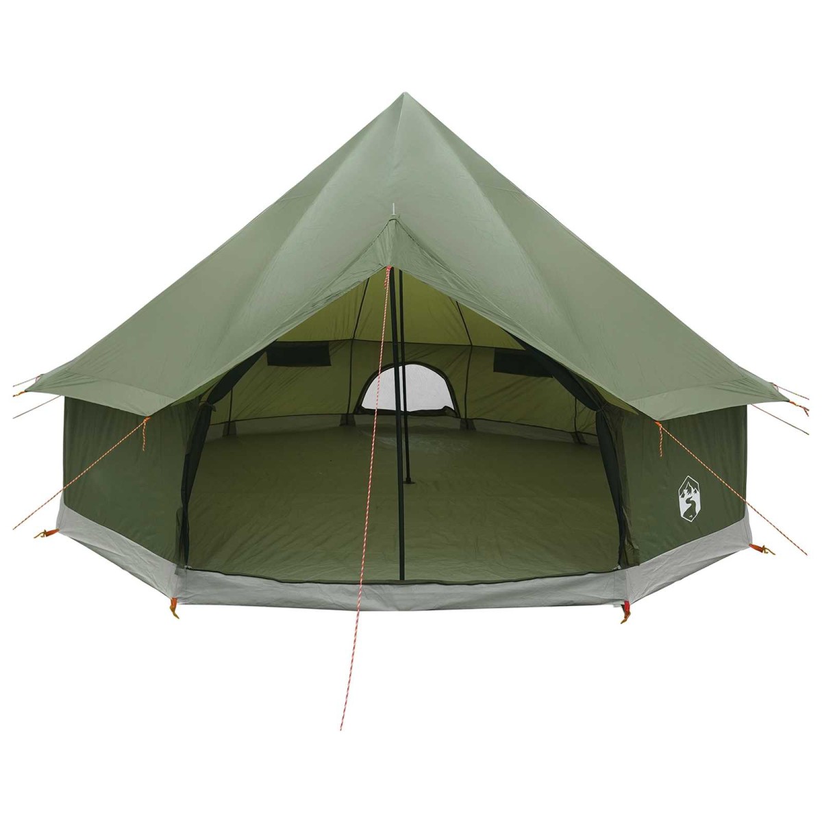 vidaXL Σκηνή Τιπί Λαδί 300 x 300 x 200 cm Πολυεστέρας και Χάλυβας
