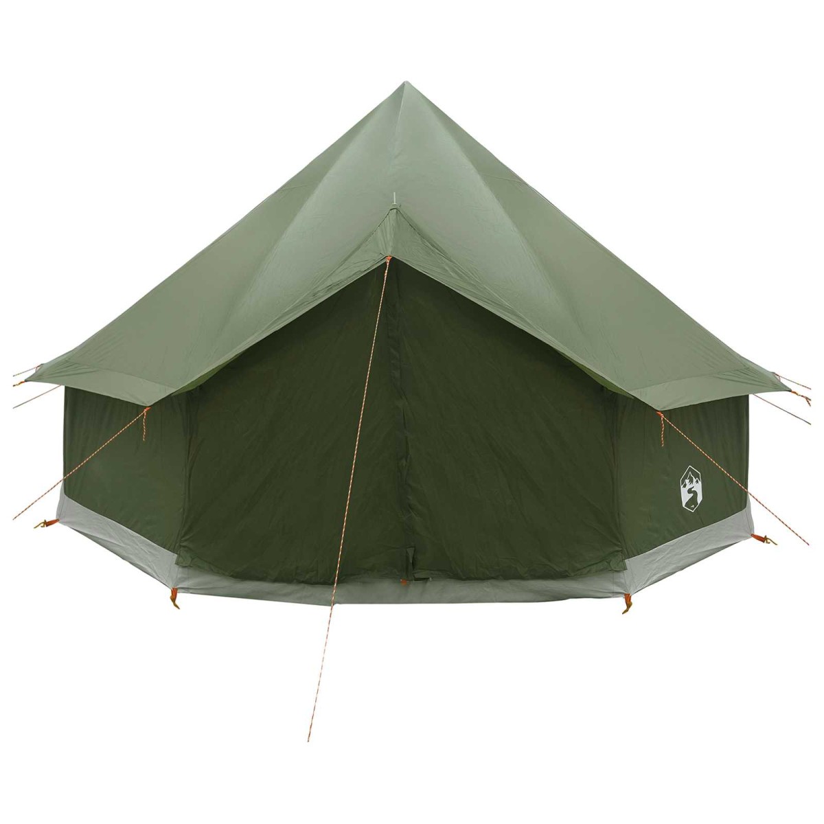 vidaXL Σκηνή Τιπί Λαδί 300 x 300 x 200 cm Πολυεστέρας και Χάλυβας
