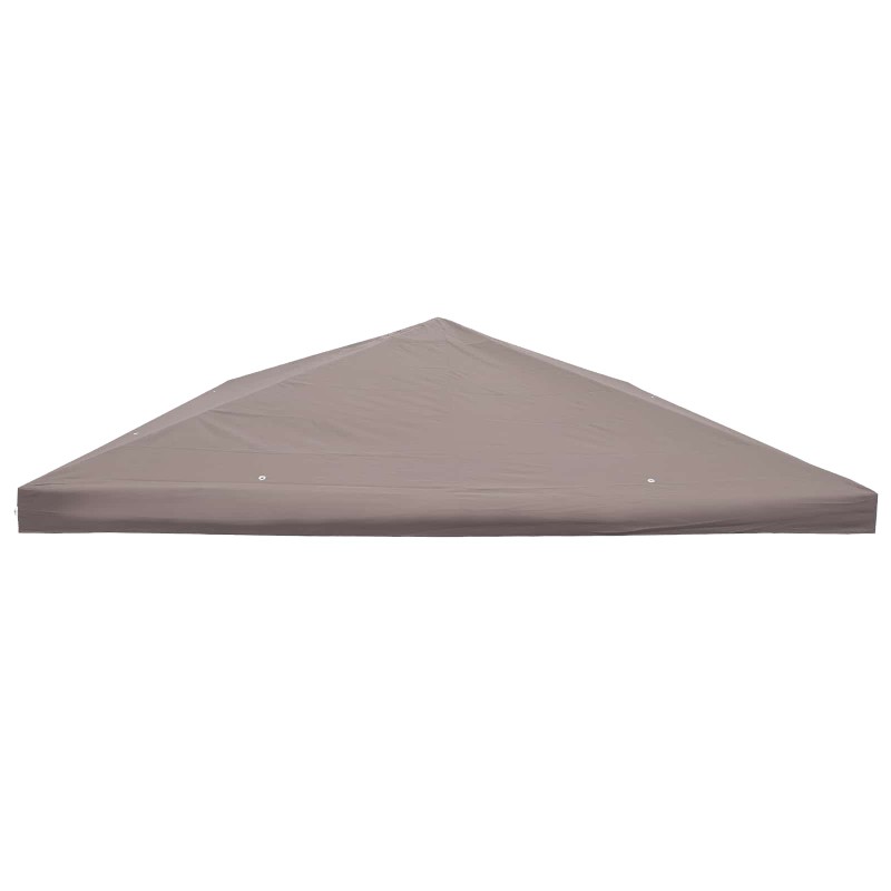 vidaXL Κάλυμμα Γκαζebo Taupe 300 x 300 cm Πολυεστέρας και Χάλυβας