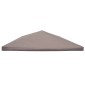 vidaXL Κάλυμμα Γκαζebo Taupe 300 x 300 cm Πολυεστέρας και Χάλυβας