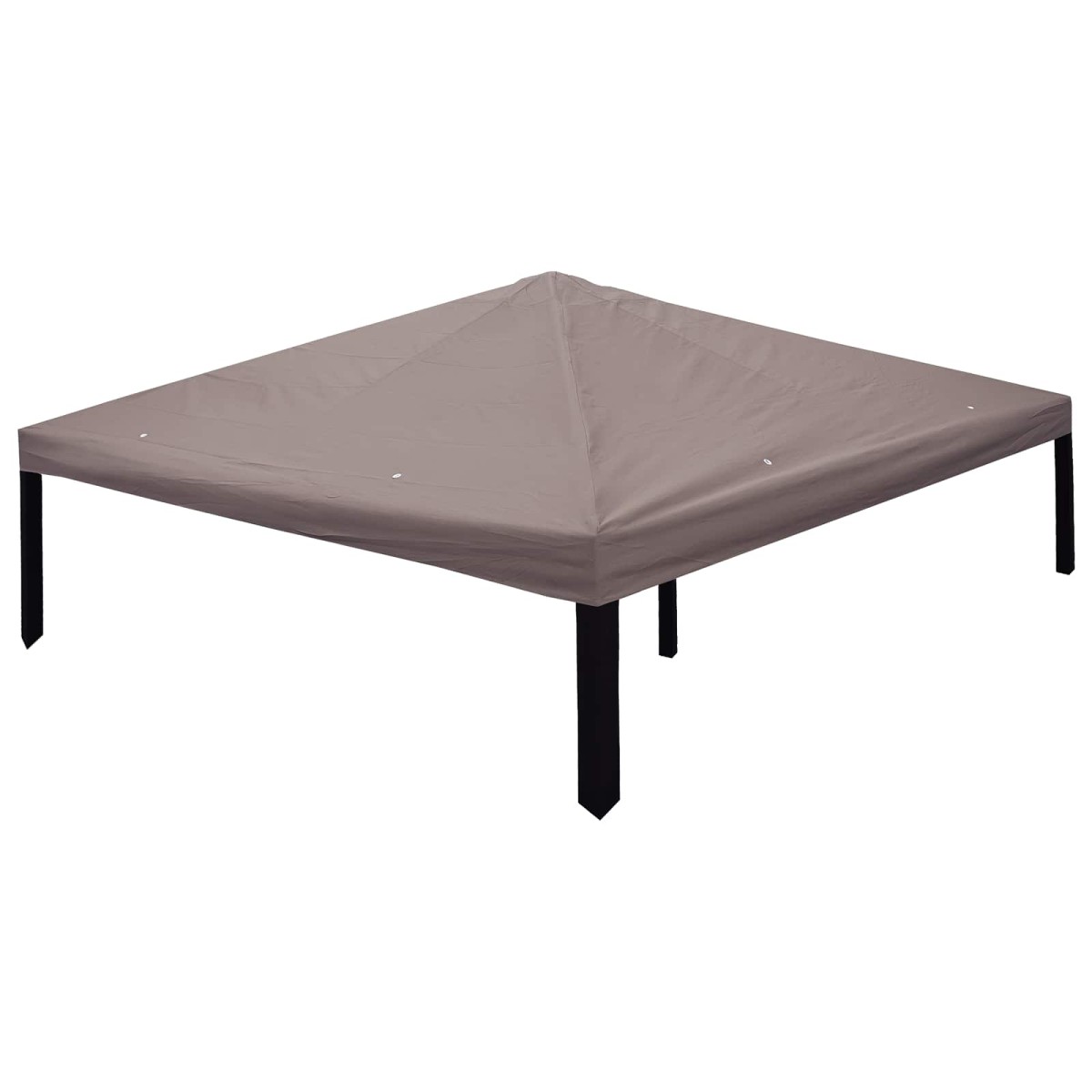 vidaXL Κάλυμμα Γκαζebo Taupe 300 x 300 cm Πολυεστέρας και Χάλυβας
