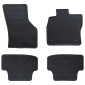 vidaXL Πατάκι αυτοκινήτου 4 pcs Μαύρο κατάλληλο για Audi A3 2012-2020