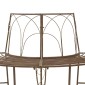 vidaXL Παγκάκι Δέντρου 4-Αριθμός καθισμάτων 160 x 80 x 89 εκ. Ατσάλι