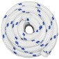 vidaXL Σχοινί Boat 5 mm 25 m Λευκό και Μπλε