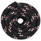 vidaXL Σχοινί Boat 3 mm 10 m Μαύρο και Κόκκινο PP
