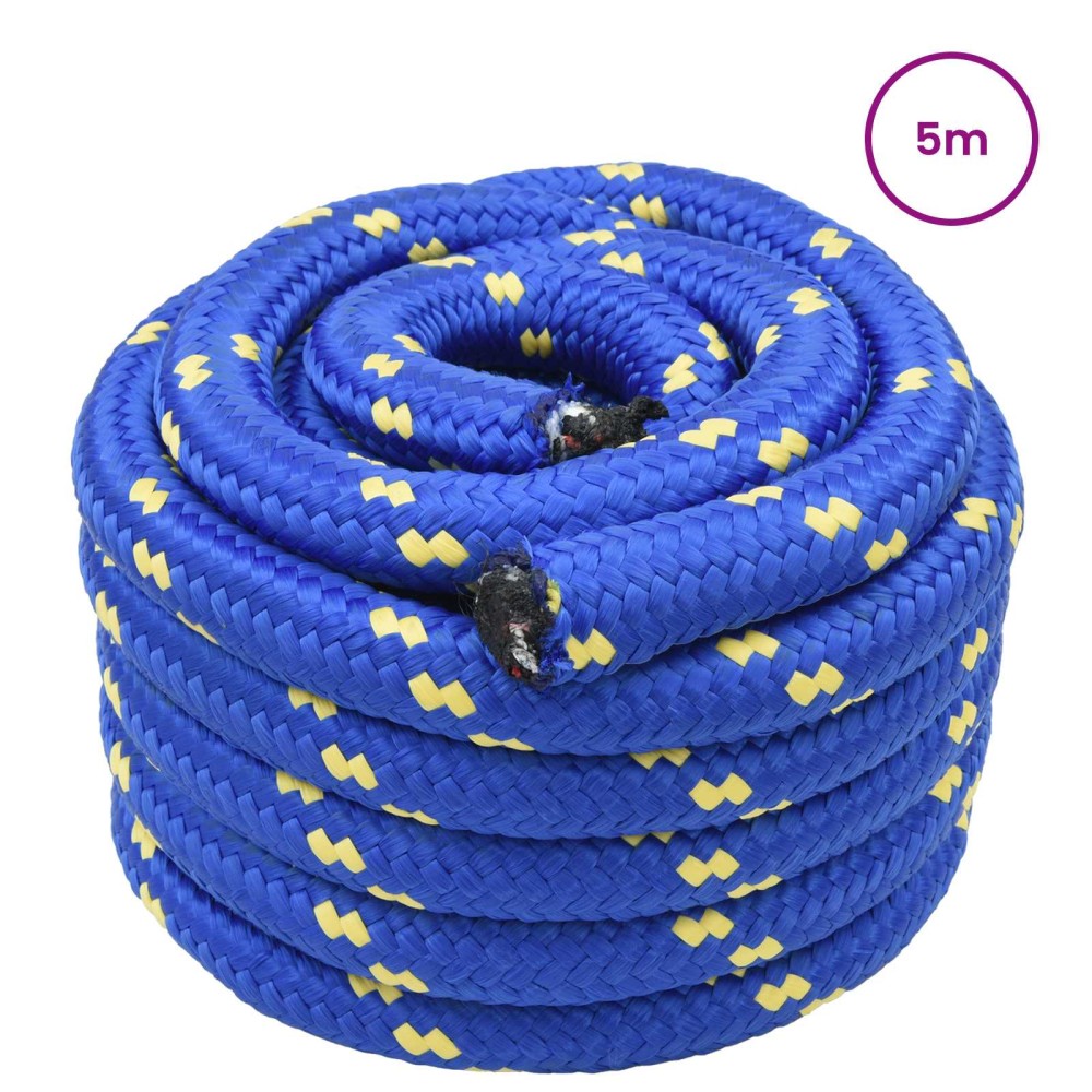 vidaXL Σχοινί Boat 5 mm 5 m Μπλε