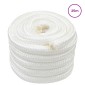 vidaXL Σχοινί Boat 3 mm 25 m Πλήρες Λευκό PP