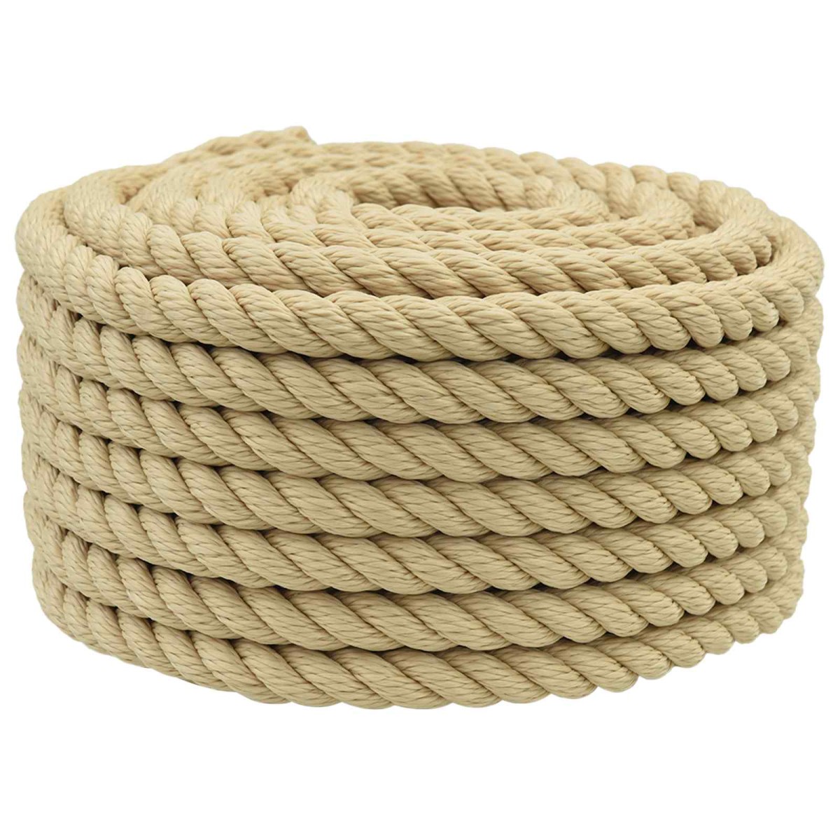 vidaXL Σχοινί Boat 2 mm 100 m Φυσικό