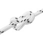 vidaXL Σχοινί Boat 2.5 mm 50 m Λευκό Πολυεστέρας