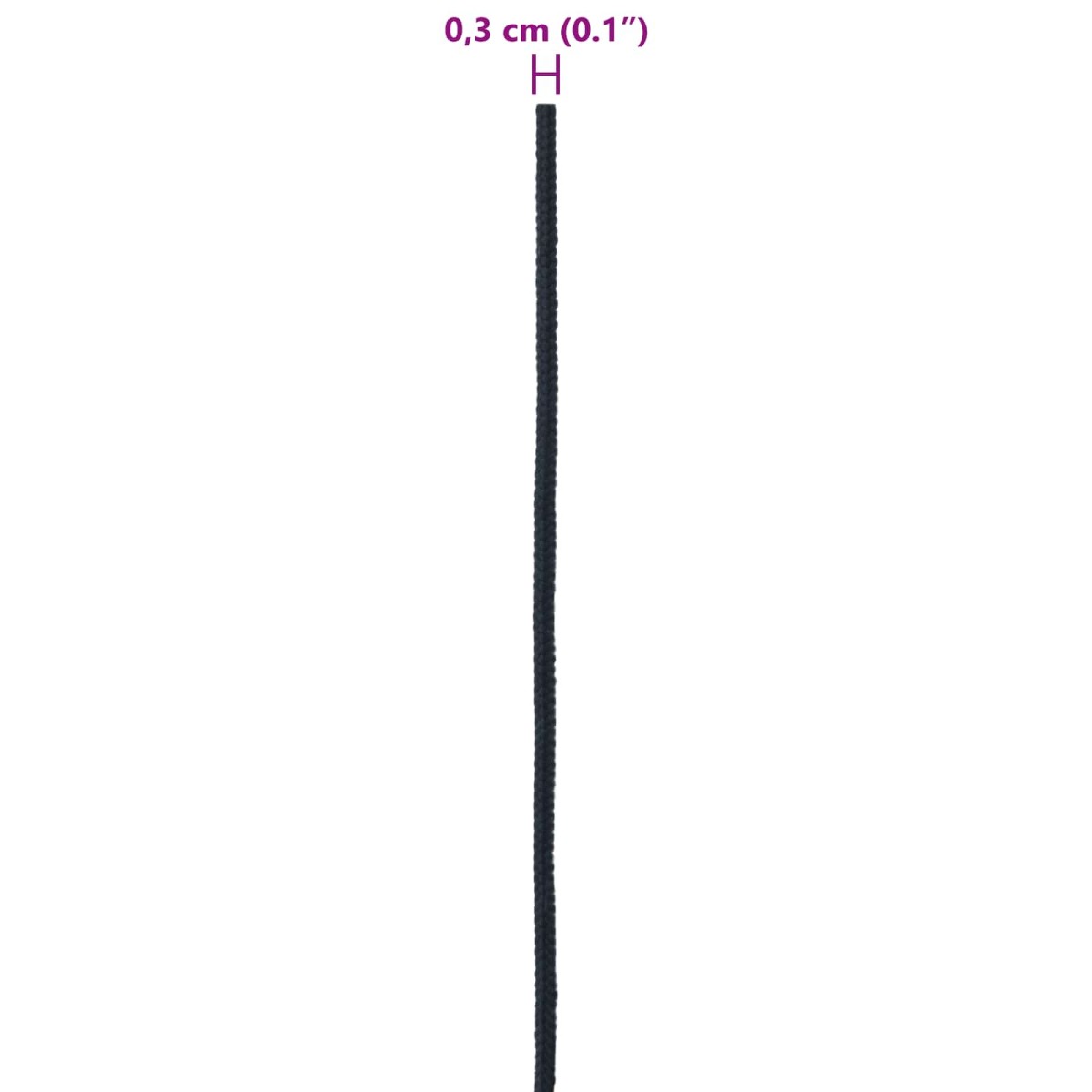 vidaXL Σχοινί Boat 0.3 mm 50 m Βασιλικό Μπλε Πολυεστέρας