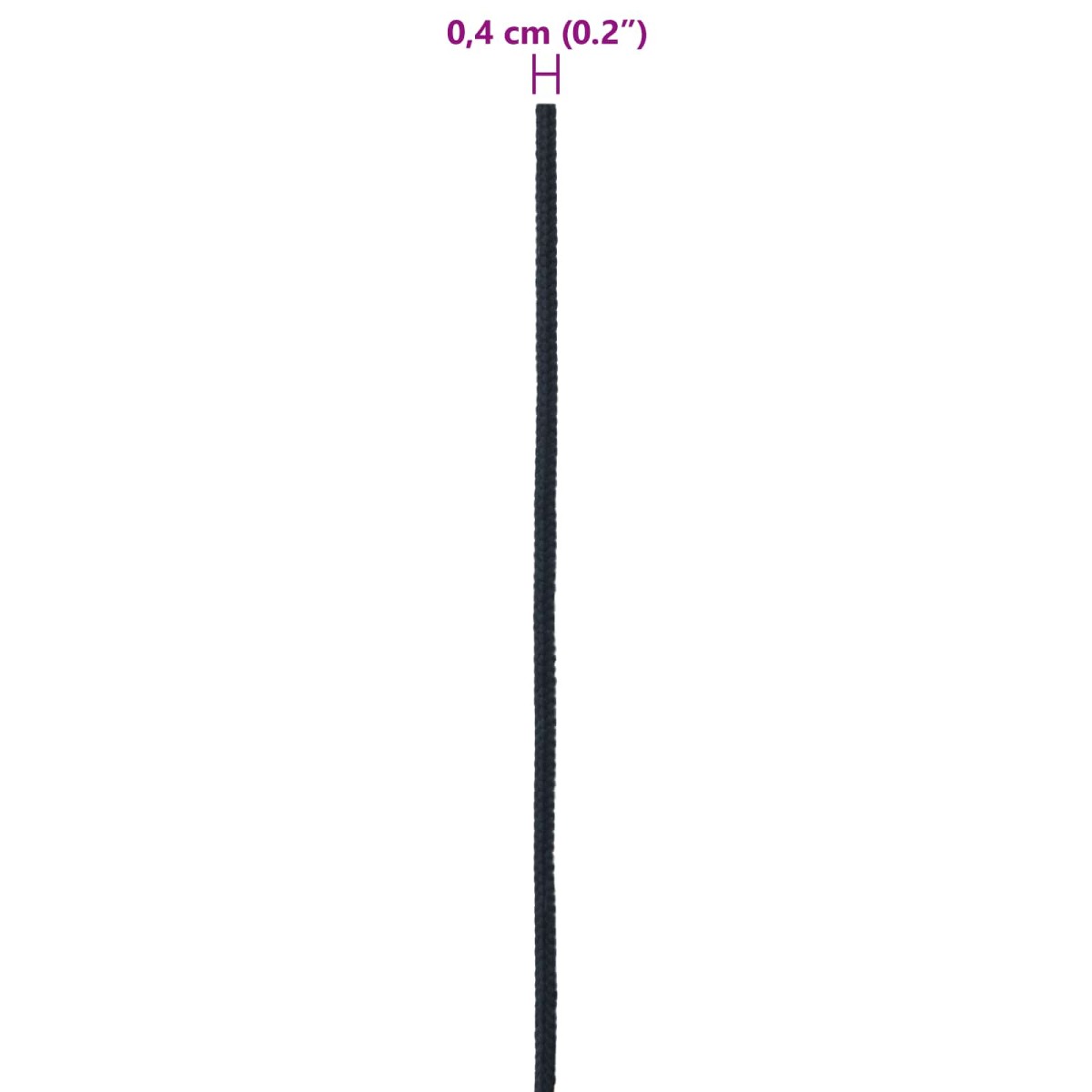 vidaXL Σχοινί Boat 0.4 mm 50 m Βασιλικό Μπλε Πολυεστέρας