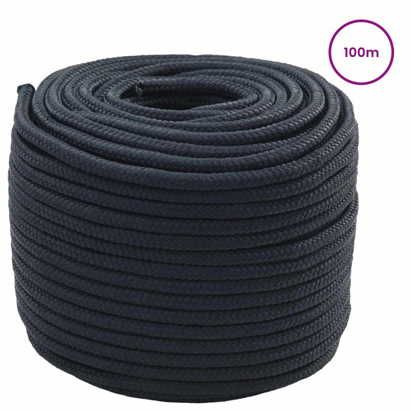vidaXL Σχοινί Boat 1.2 mm 100 m Βασιλικό Μπλε Πολυεστέρας