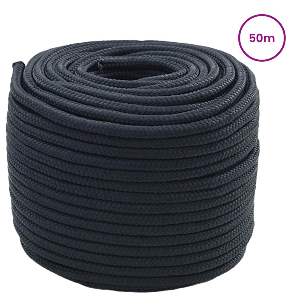 vidaXL Σχοινί Boat 1.6 mm 50 m Βασιλικό Μπλε Πολυεστέρας