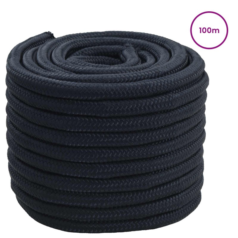 vidaXL Σχοινί Boat 1.8 mm 100 m Βασιλικό Μπλε Πολυεστέρας