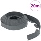 vidaXL Περιγράμματα γκαζόν Γκρι 2000 x 4 x 5 εκ. Πλαστικό
