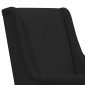 vidaXL Κουνιστή καρέκλα Μαύρο 62 x 80 x 85 εκ ύφασμα