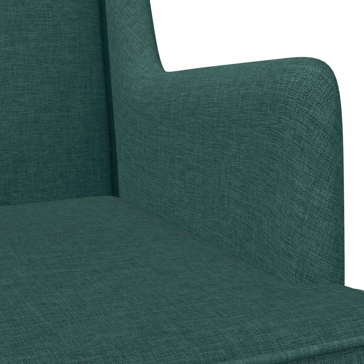 vidaXL Κουνιστή καρέκλα Σκούρο Πράσινο 62 x 80 x 85 εκ ύφασμα