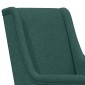 vidaXL Κουνιστή καρέκλα Σκούρο Πράσινο 62 x 80 x 85 εκ ύφασμα