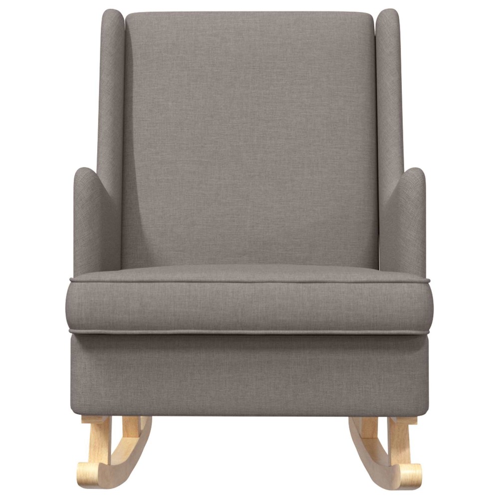 vidaXL Κουνιστή καρέκλα Taupe 62 x 80 x 85 εκ ύφασμα