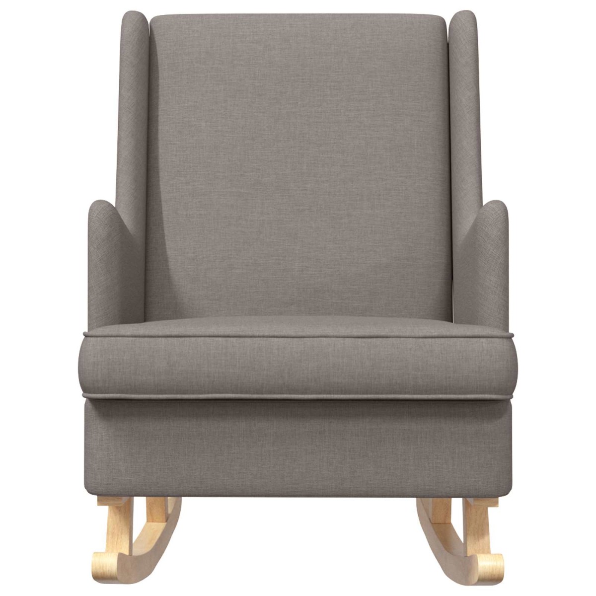 vidaXL Κουνιστή καρέκλα Taupe 62 x 80 x 85 εκ ύφασμα