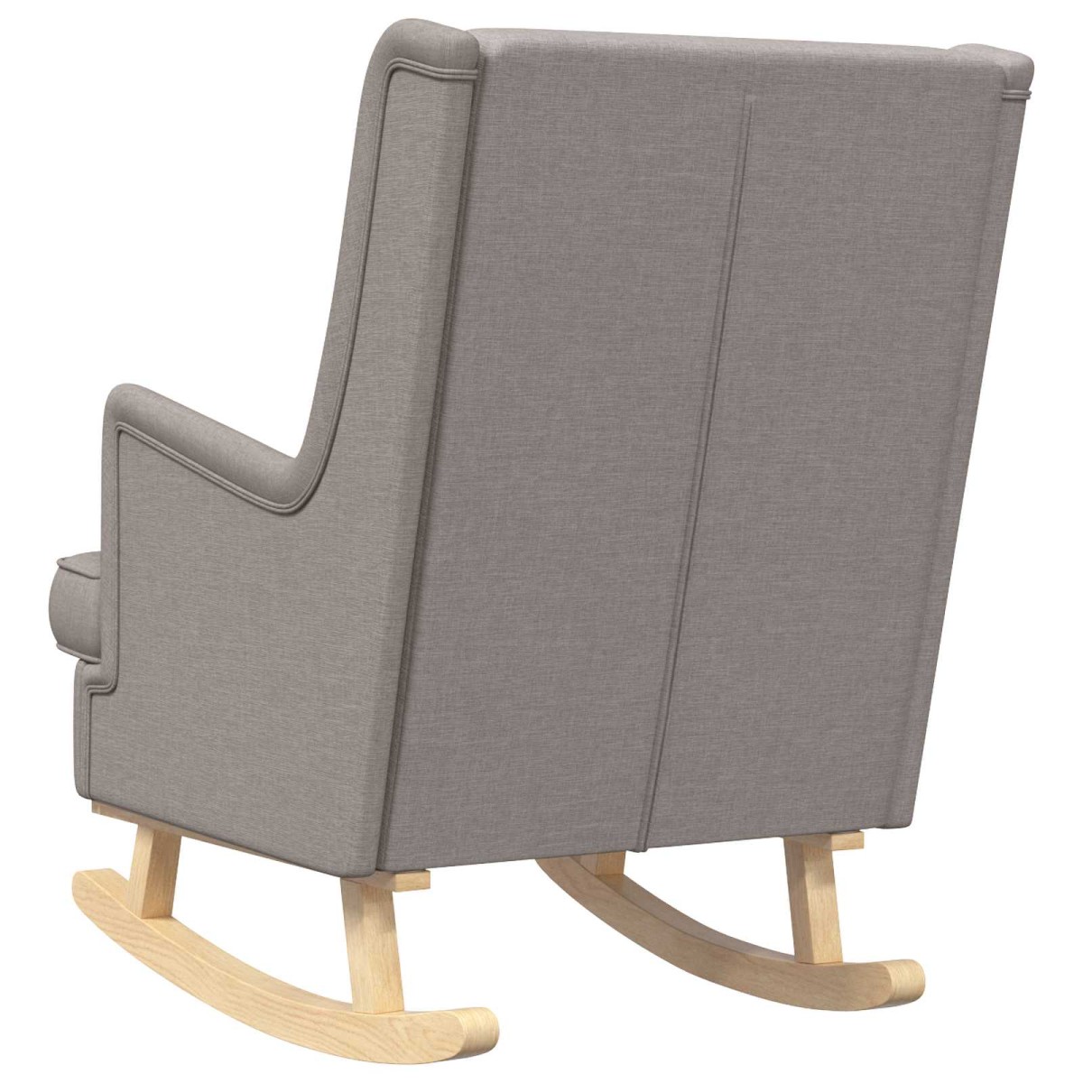 vidaXL Κουνιστή καρέκλα Taupe 62 x 80 x 85 εκ ύφασμα