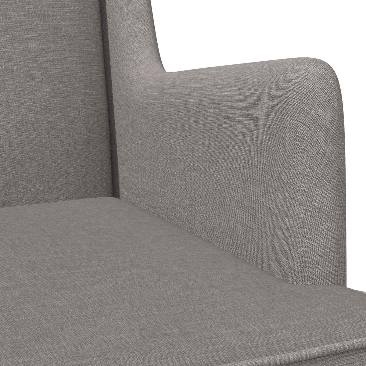 vidaXL Κουνιστή καρέκλα Taupe 62 x 80 x 85 εκ ύφασμα