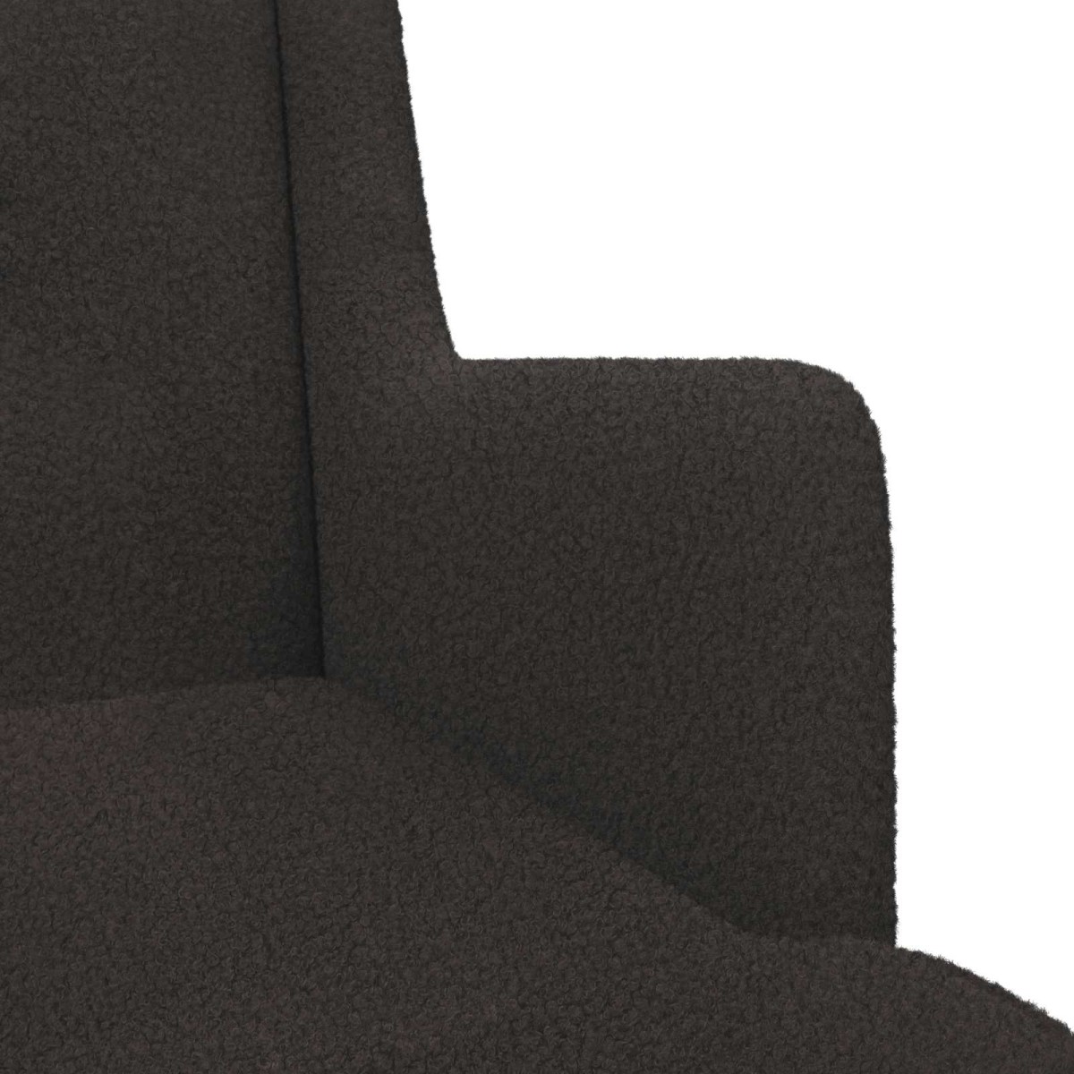 vidaXL Κουνιστή καρέκλα Μαύρο 62 x 80 x 85 εκ Μπουκλέ