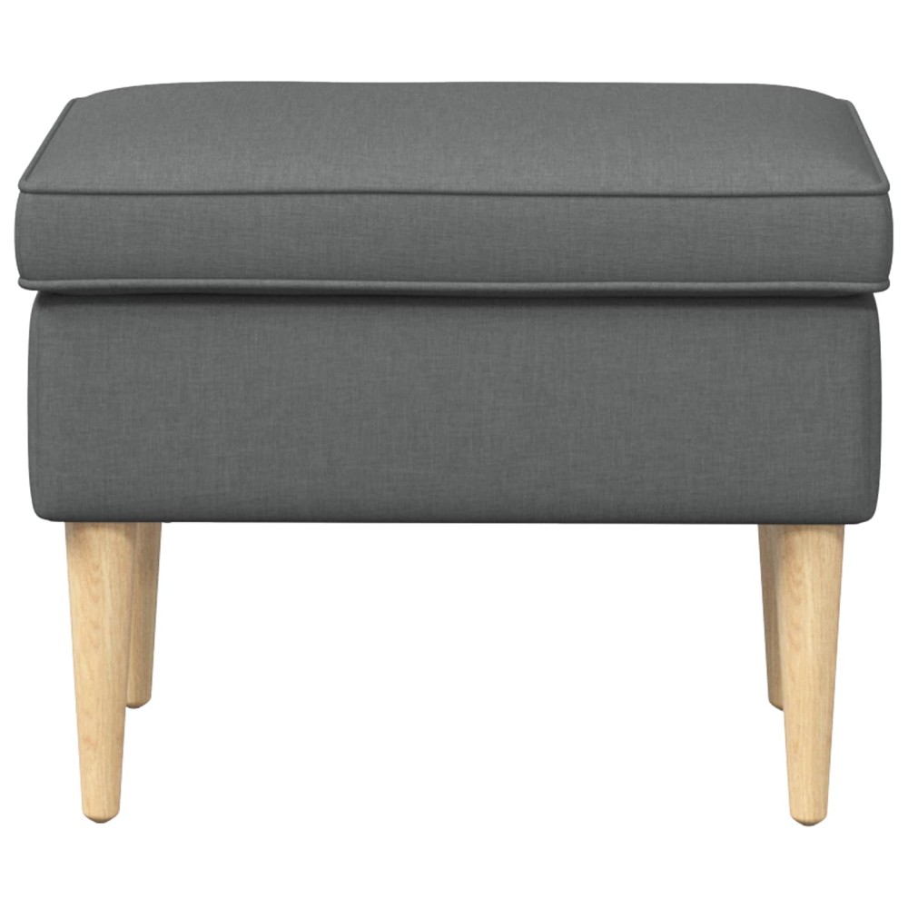 vidaXL Πολυθρόνα Ποδιών Σκούρο Γκρι 55 x 35 x 41 εκ