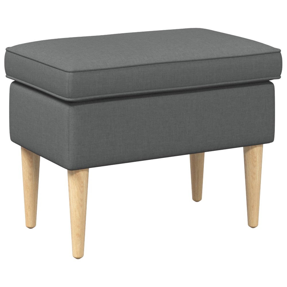 vidaXL Πολυθρόνα Ποδιών Σκούρο Γκρι 55 x 35 x 41 εκ