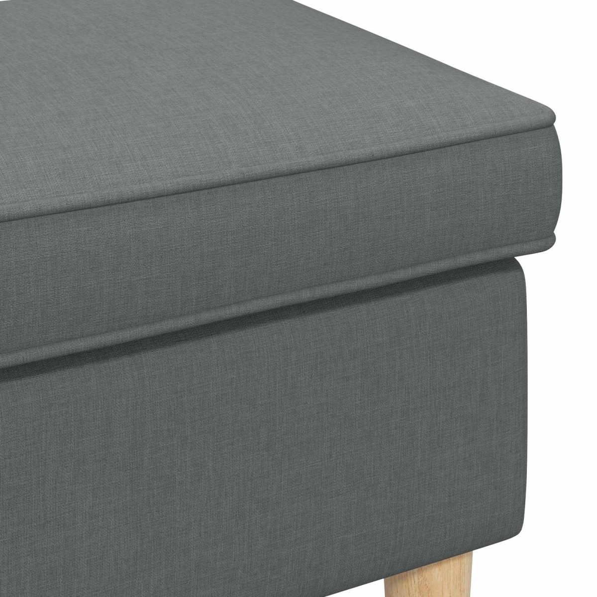 vidaXL Πολυθρόνα Ποδιών Σκούρο Γκρι 55 x 35 x 41 εκ
