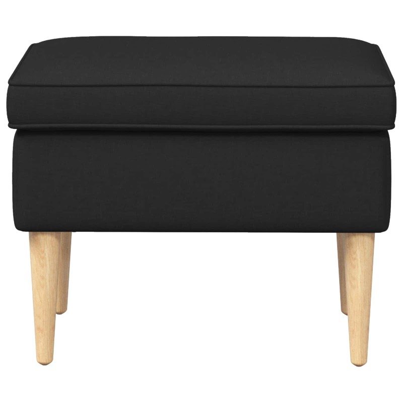vidaXL Πολυθρόνα Ποδιών Μαύρο 55 x 35 x 41 εκ