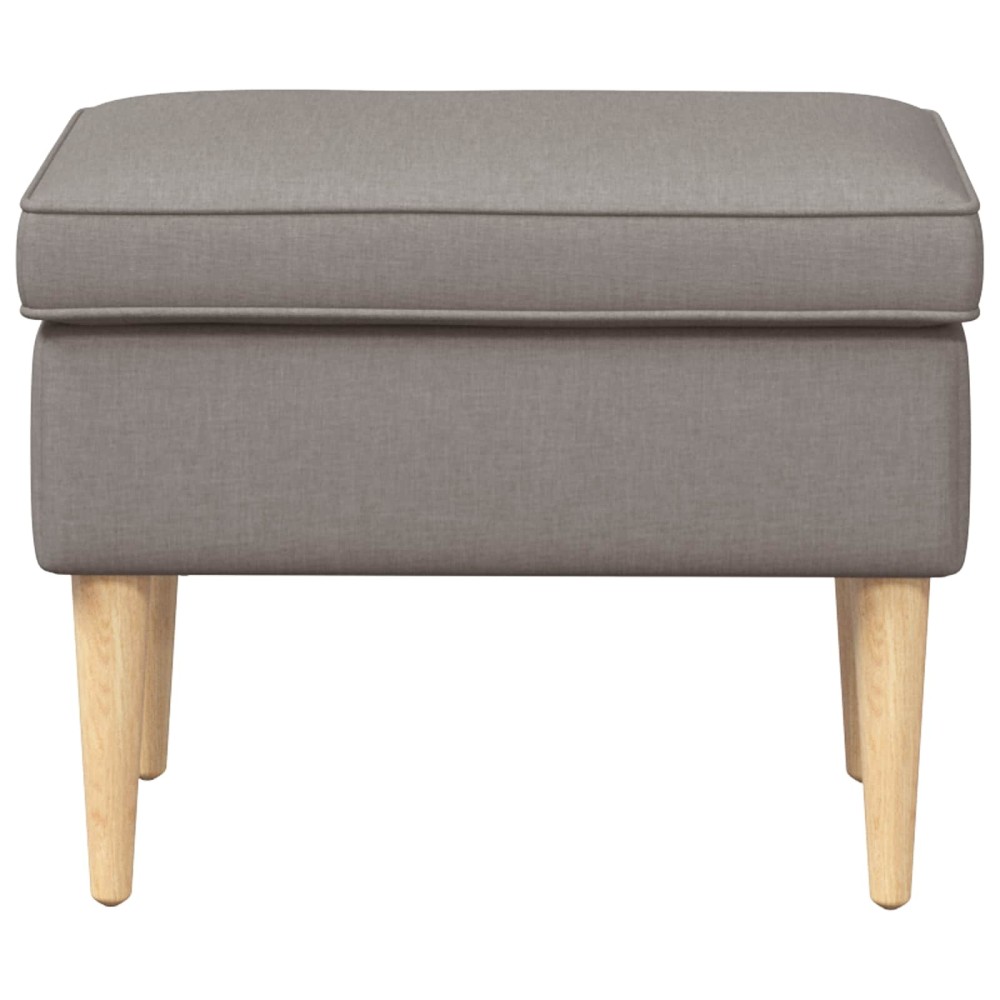 vidaXL Πολυθρόνα Ποδιών Taupe 55 x 35 x 41 εκ