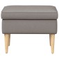vidaXL Πολυθρόνα Ποδιών Taupe 55 x 35 x 41 εκ