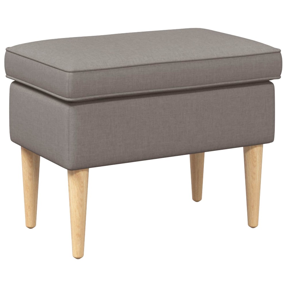 vidaXL Πολυθρόνα Ποδιών Taupe 55 x 35 x 41 εκ